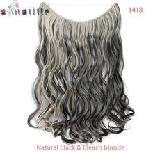 Load image into Gallery viewer, 20 inch Invisible Wire No Clip One Piece Hair natural.-Women&#39;s Clothing-EthioTELL