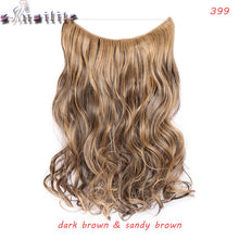 Load image into Gallery viewer, 20 inch Invisible Wire No Clip One Piece Hair natural.-Women&#39;s Clothing-EthioTELL