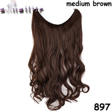 Load image into Gallery viewer, 20 inch Invisible Wire No Clip One Piece Hair natural.-Women&#39;s Clothing-EthioTELL