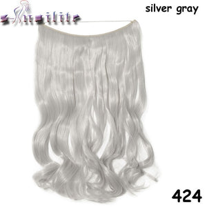 20 inch Invisible Wire No Clip One Piece Hair natural.-Women's Clothing-EthioTELL