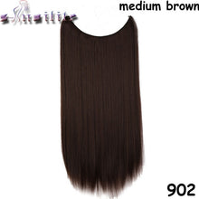 Load image into Gallery viewer, 20 inch Invisible Wire No Clip One Piece Hair natural.-Women&#39;s Clothing-EthioTELL