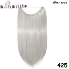 Load image into Gallery viewer, 20 inch Invisible Wire No Clip One Piece Hair natural.-Women&#39;s Clothing-EthioTELL
