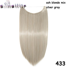 Load image into Gallery viewer, 20 inch Invisible Wire No Clip One Piece Hair natural.-Women&#39;s Clothing-EthioTELL
