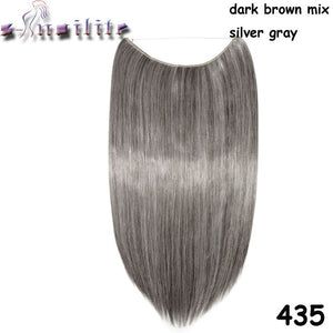 20 inch Invisible Wire No Clip One Piece Hair natural.-Women's Clothing-EthioTELL