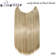 Load image into Gallery viewer, 20 inch Invisible Wire No Clip One Piece Hair natural.-Women&#39;s Clothing-EthioTELL