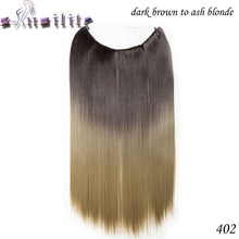 Load image into Gallery viewer, 20 inch Invisible Wire No Clip One Piece Hair natural.-Women&#39;s Clothing-EthioTELL