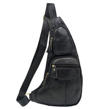 Load image into Gallery viewer, High Quality Men Genuine Leather Sling Chest Back Fashion Cross Body Bag-Accessories-EthioTELL