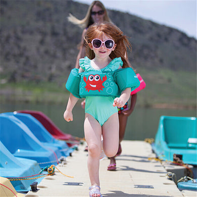 Baby kid Arm Ring Vest Float Foam Safety Boy Girl Jacket Swim suit Floating Vest For Child Swim Inflatable pool accessories-EthioTELL
